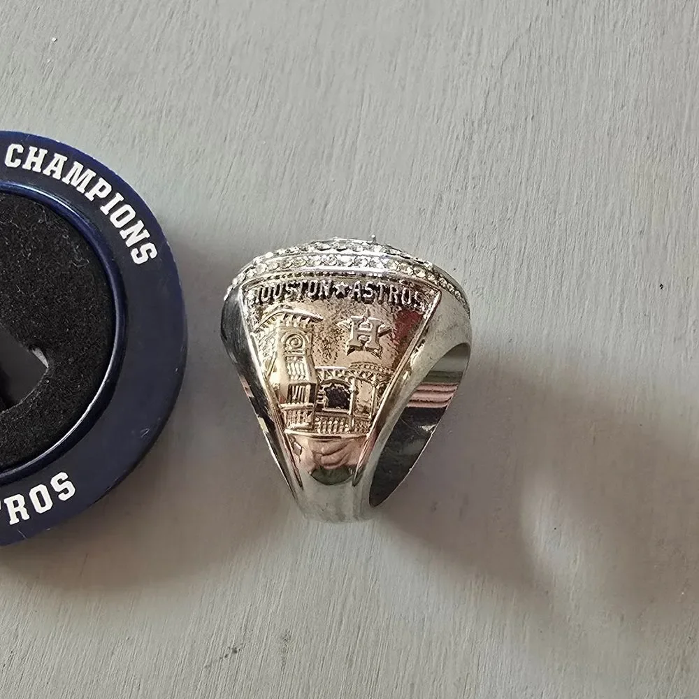 Astros 2019 AL Champions SGA Ring w/ Display Base | Rare Complete Set